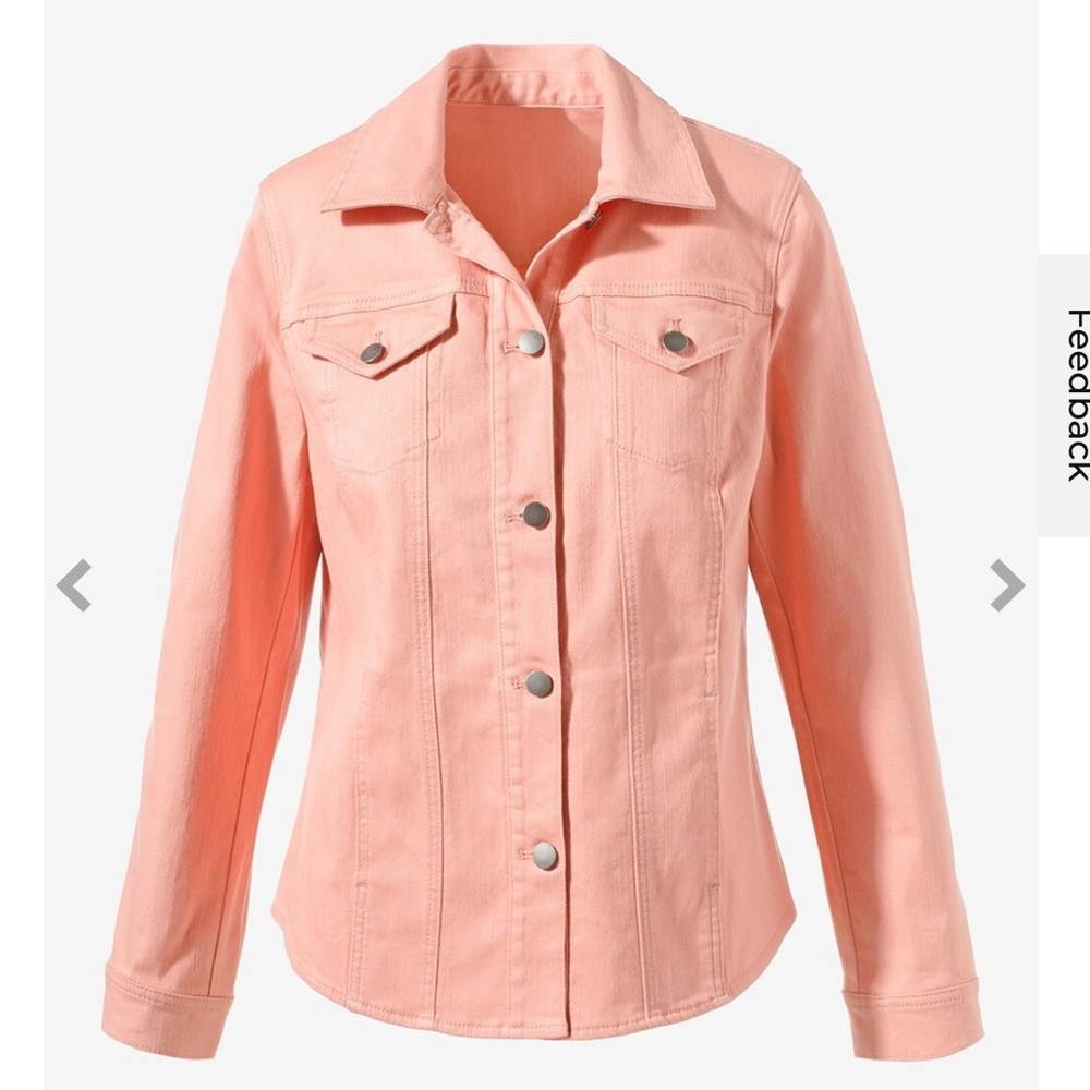 Chico’s shape denim jacket